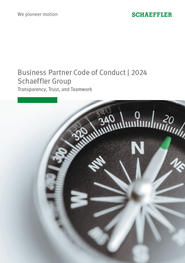 Business Partner Code of Conduct | 2024 Schaeffler Group Business Partner Code of Conduct | 2024 Schaeffler Group