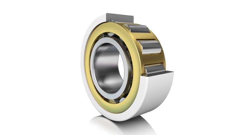 Current-insulating cylindrical roller bearing