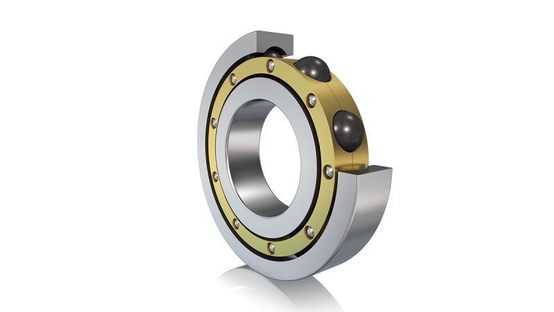 Current-insulating hybrid bearing